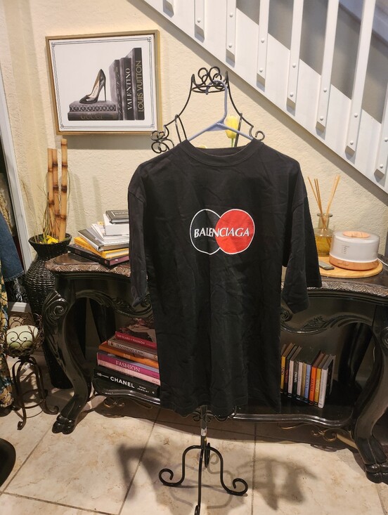 Balenciaga Mastercard Oversized T-Shirt Size XS